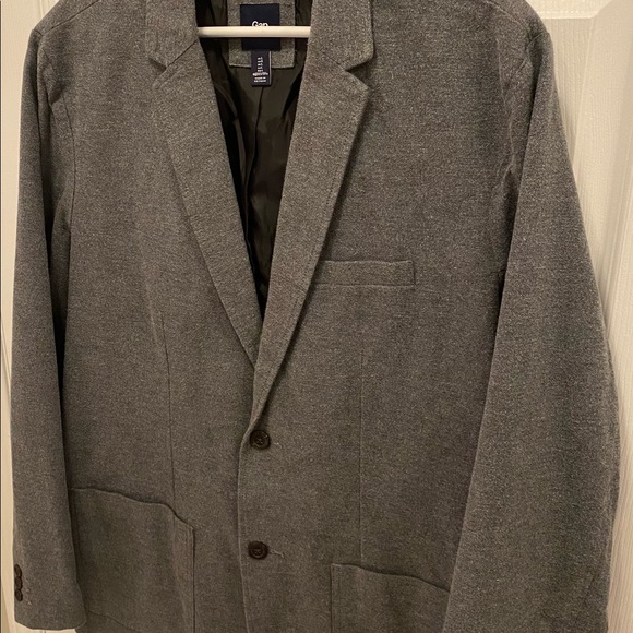 Gap Mens Light Grey Blazer Suit Jacket - Size L - Picture 3 of 11
